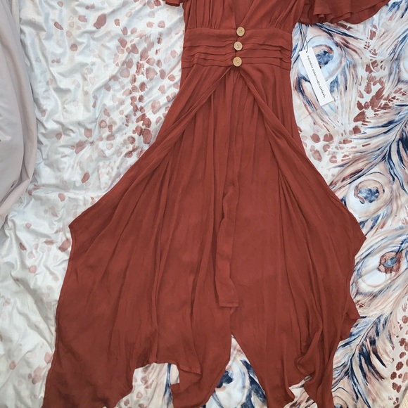 Rust boho chic top - Picture 2 of 6